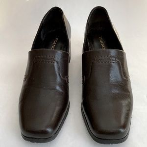 Ladies Franco Sarto Dark Brown Size 6 Shoe Excellent Condition